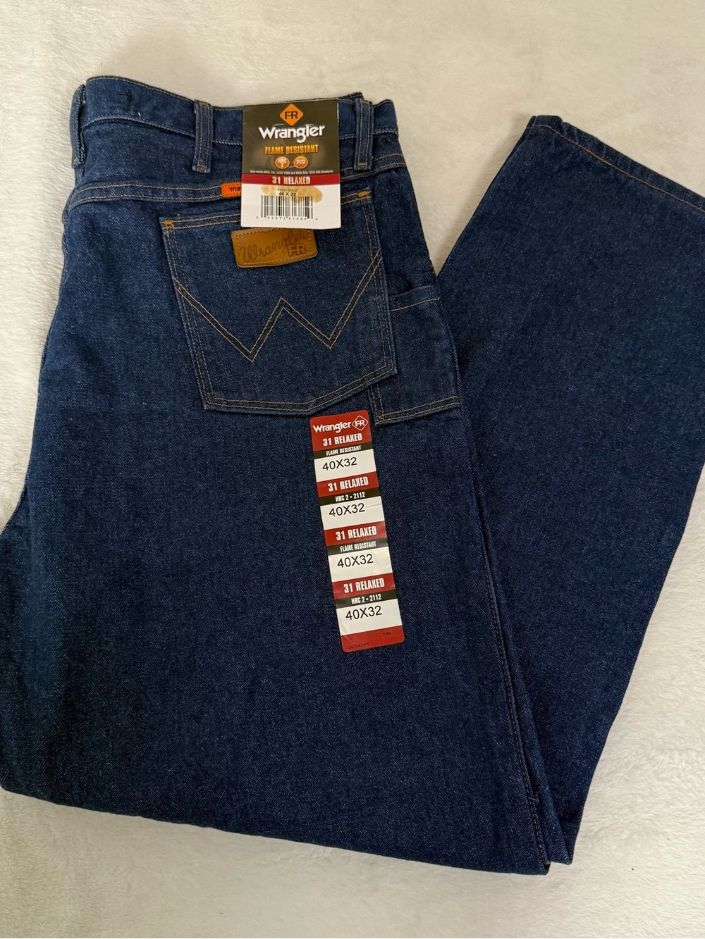 Wrangler FR 31 Men’s 40x32 Relaxed Fit Flame Resistant FR Jeans FR31MWZ NWT